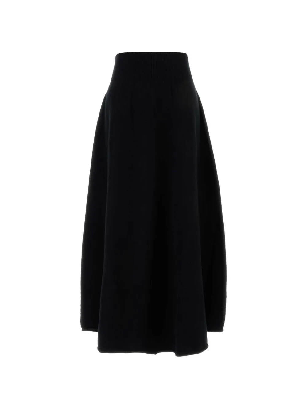 extreme cashmere Gestrickter N°498 Maxirock - Schwarz