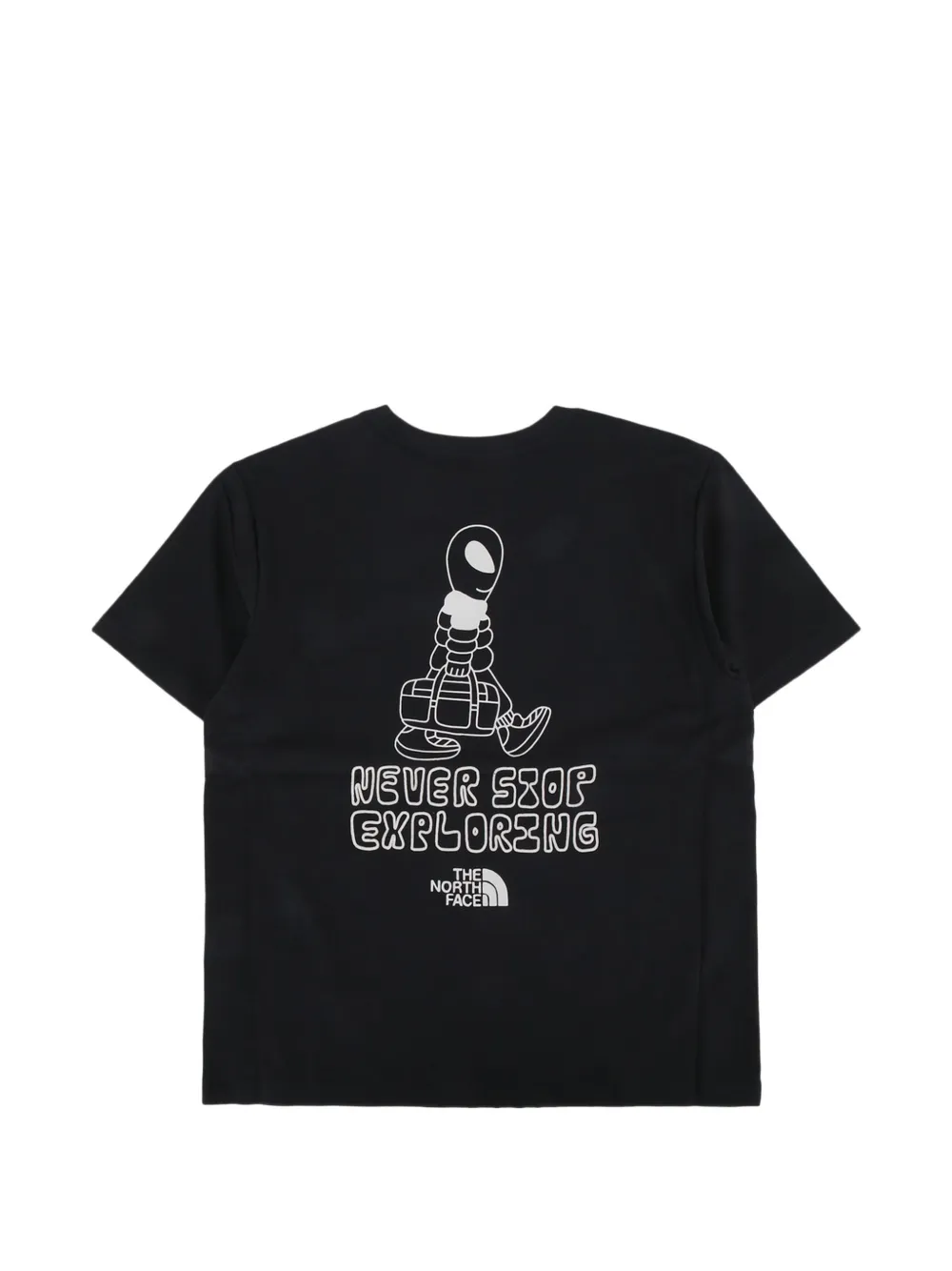 The North Face Kids T-shirt met grafische print Zwart
