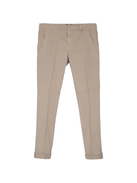 DONDUP pantalon à plis marqués et ourlets à revers