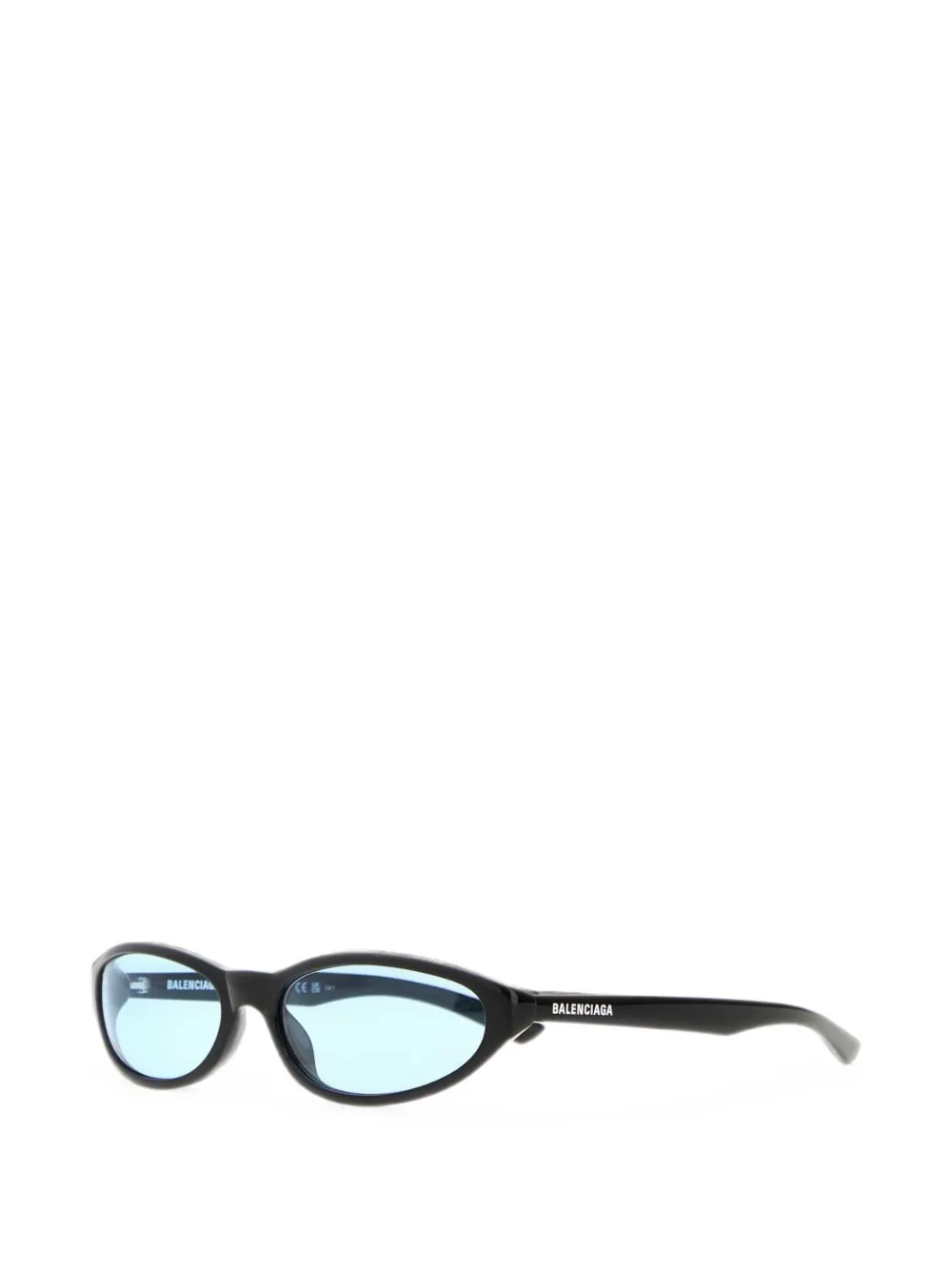 Balenciaga Eyewear Neo zonnebril met rond montuur Zwart