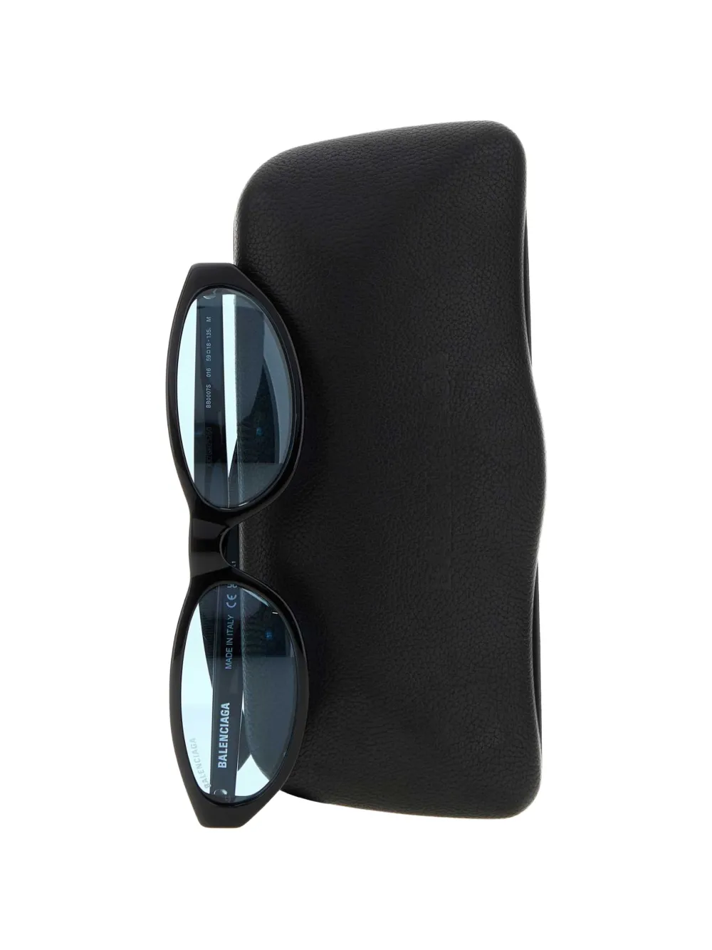 Balenciaga Eyewear Neo zonnebril met rond montuur Zwart