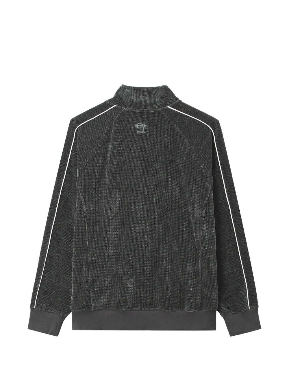 FIVE CM Sweater met kikkersluiting en ribfluwelen effect Grijs