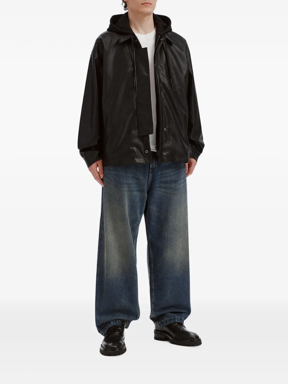 izzue Jack met capuchon Zwart