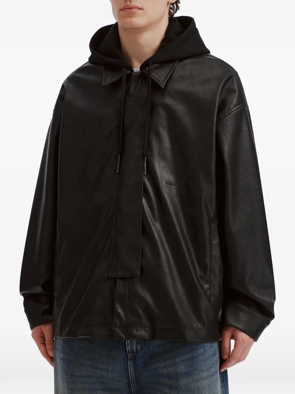 izzue Jack met capuchon Zwart