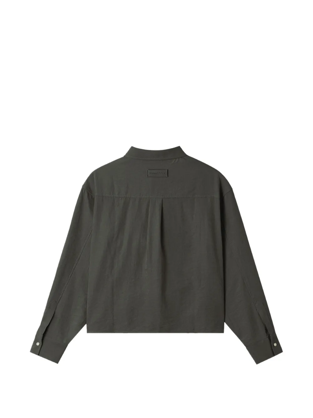 izzue Shirt met ruches en trekkoord Grijs