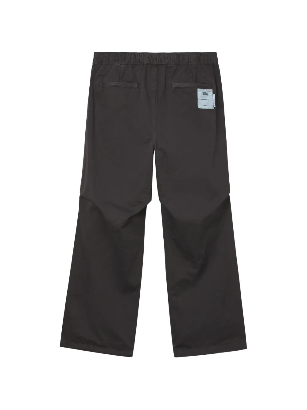 izzue Broek met elastische taille met vlakken Grijs