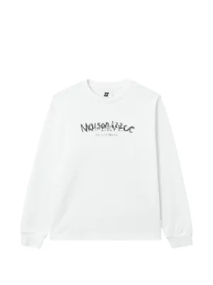 Moncler logo-print long-sleeve T-shirt | Neutrals | FARFETCH