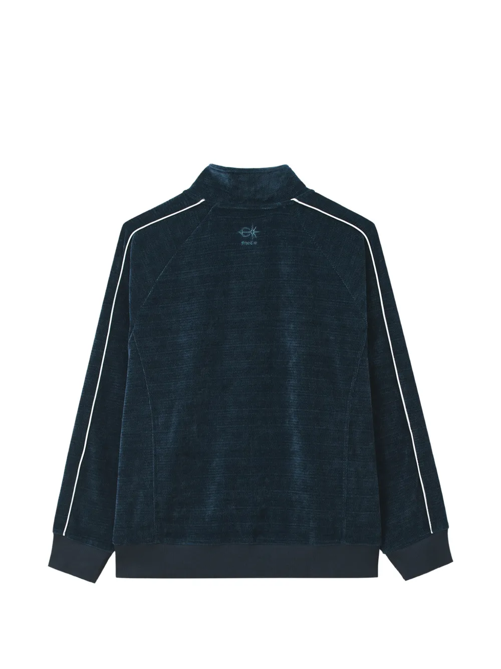 FIVE CM Sweater met raglan mouwen en kikkersluiting Blauw