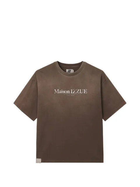 izzue logo-print cotton T-shirt