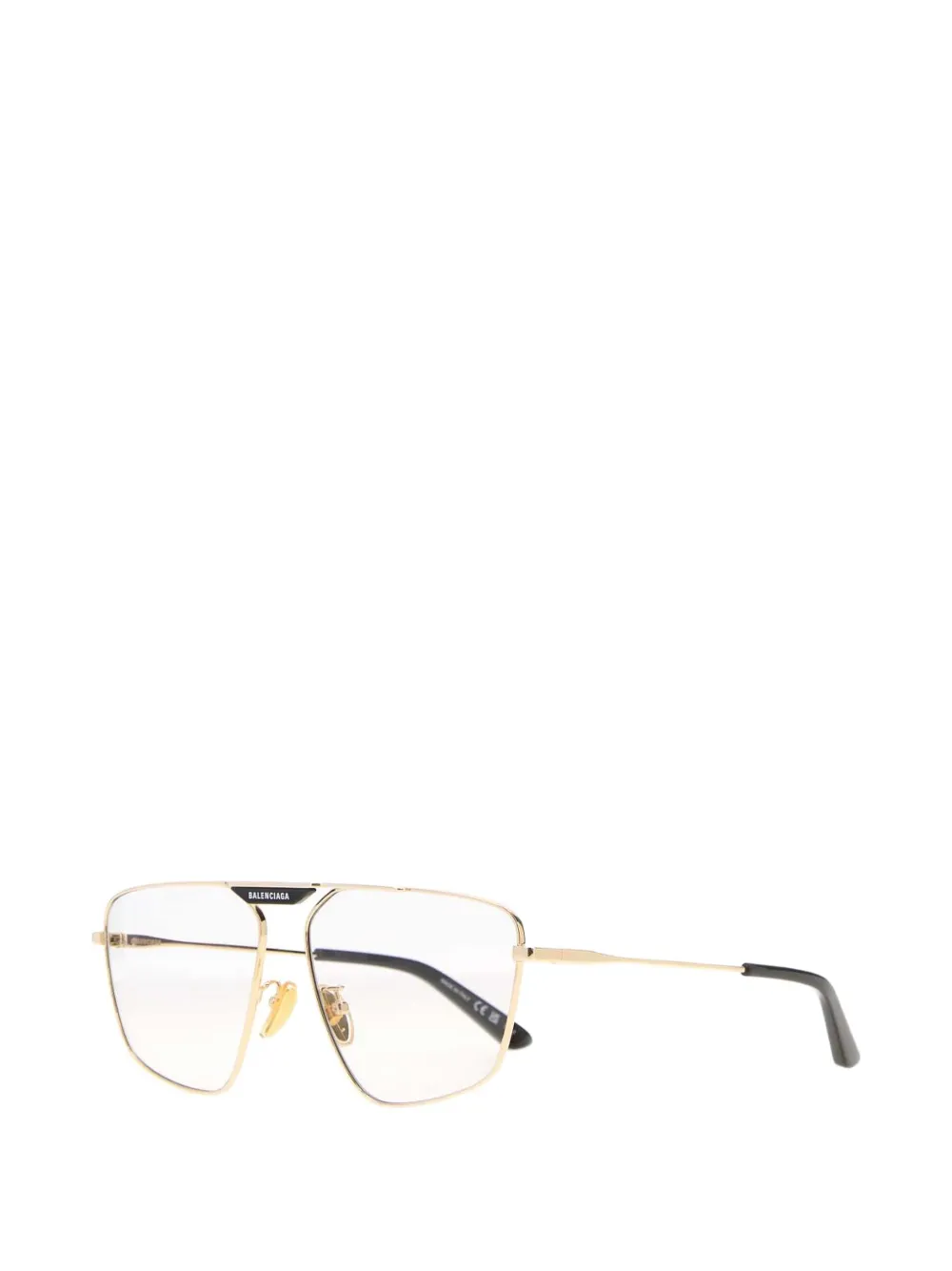 Balenciaga Tag 2.0 Navigator bril Goud