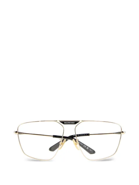 Balenciaga Eyewear Tag 2.0 navigator sunglasses in gold