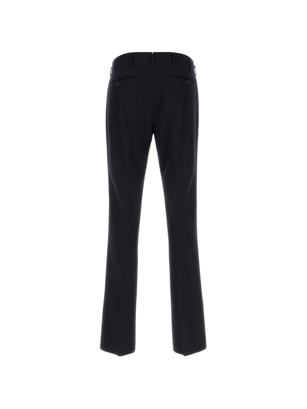 Prada Straight wollen broek Zwart