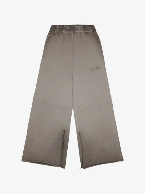 MM6 Maison Margiela Kids logo-print wide-leg track pants