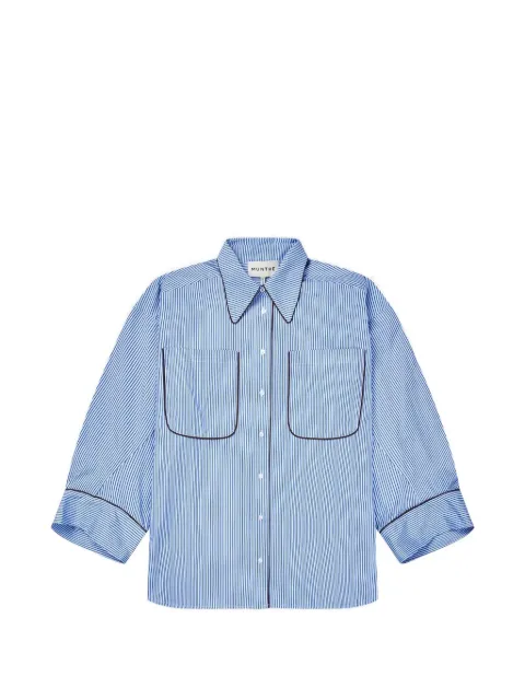 MUNTHE Voyage striped shirt