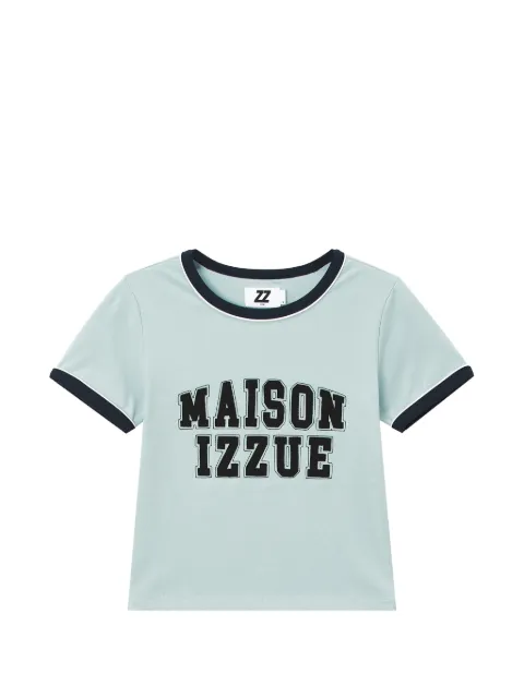 izzue t-shirt à logo imprimé
