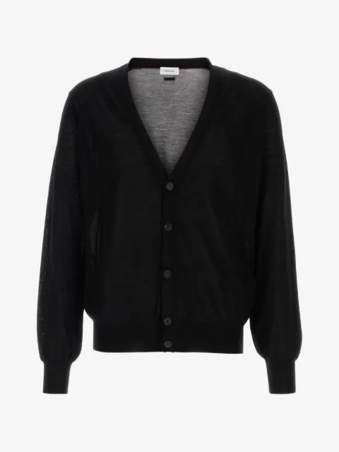 Ferragamo Black wool blend cardigan