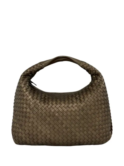 Bottega Veneta Pre-Owned 2012-2026 Small Metallic Nappa Intrecciato Veneta hobo bag