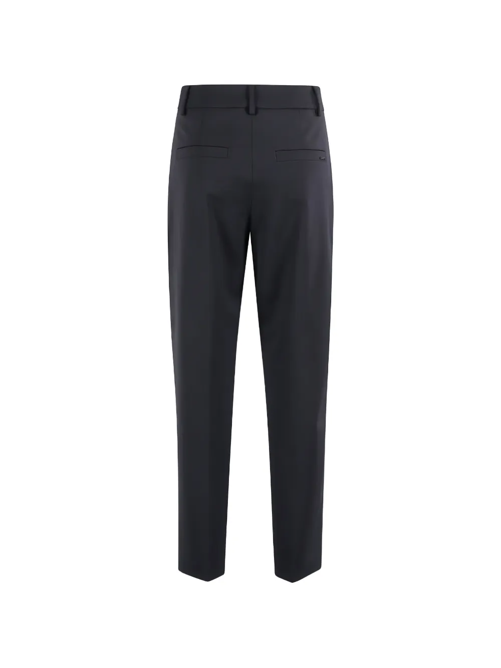Seventy belt-loops tapered trousers Blauw