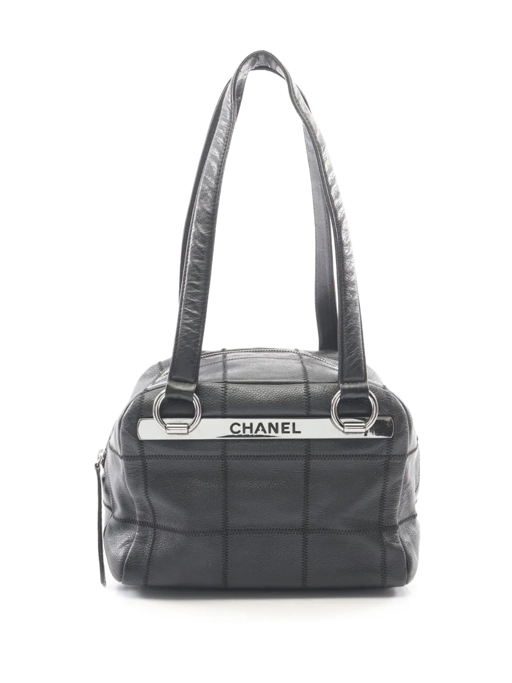 CHANEL Pre-Owned 2005-2006 Small Choco Bar Caviar shoulder bag - Schwarz