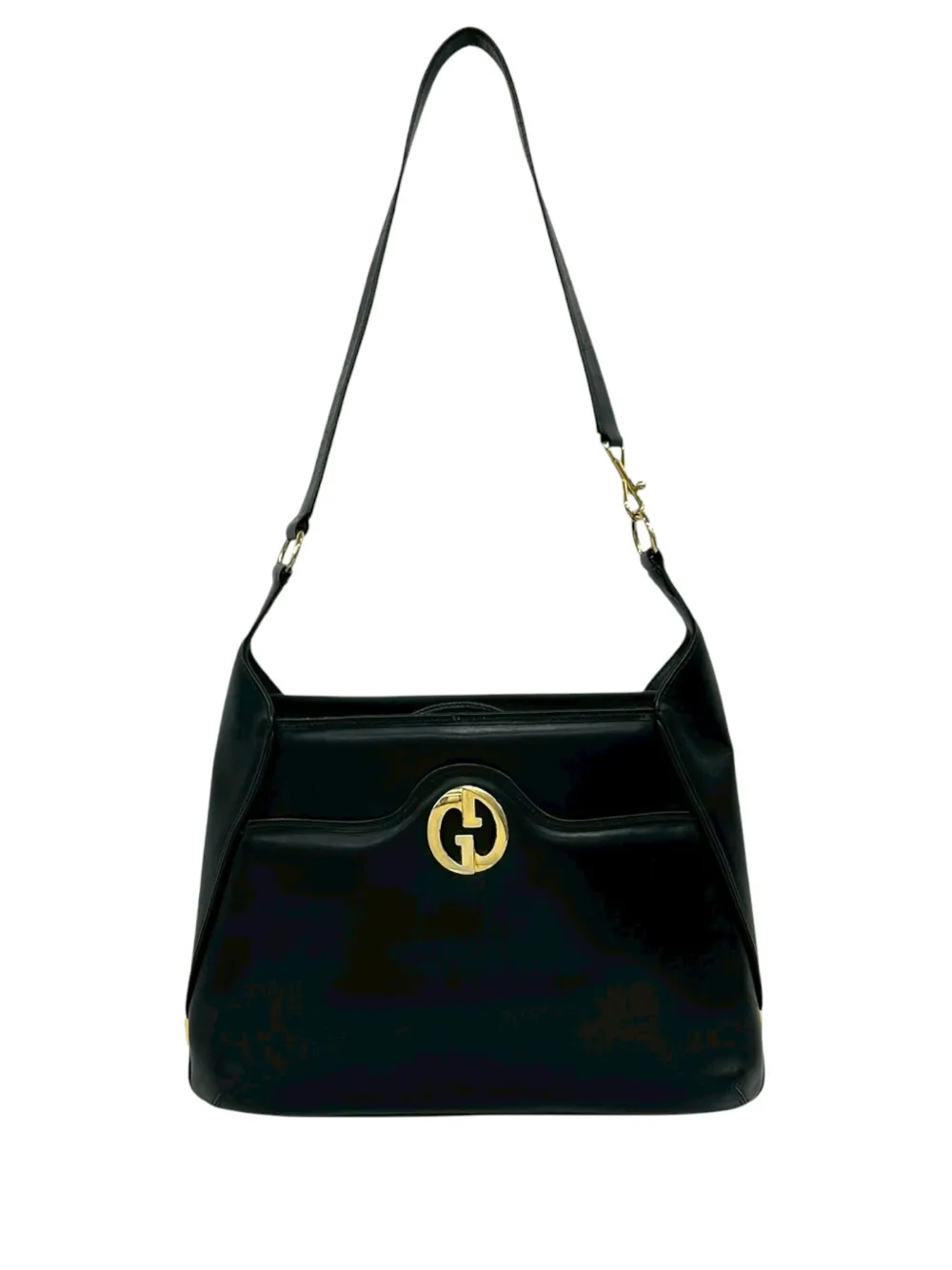 Gucci Pre-Owned 2000-2015 Leather 1973 shoulder bag - Nero