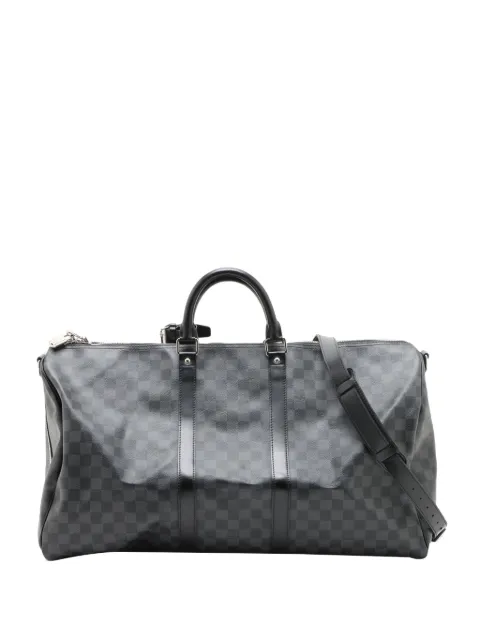 Louis Vuitton Pre-Owned 2013 Damier Graphite Keepall Bandouliere 55 travel bag