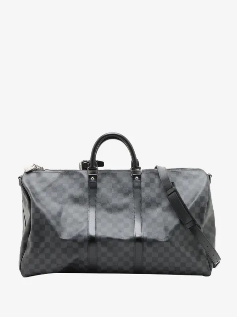 Louis Vuitton Pre-Owned 2013 Damier Graphite Keepall Bandouliere 55 travel bag