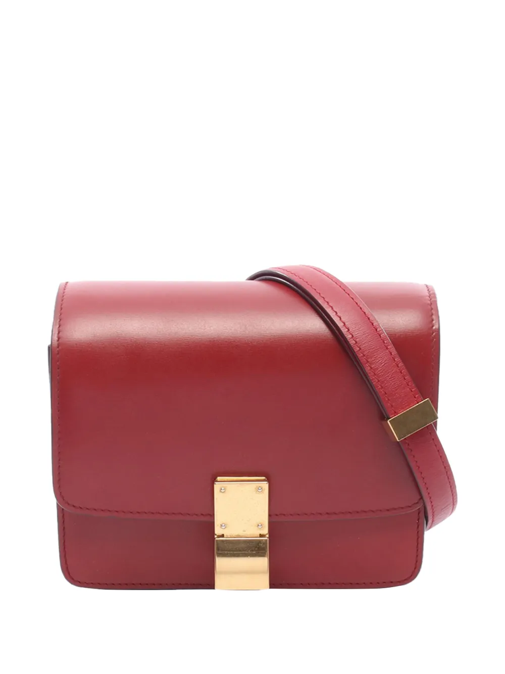 Celine Pre-Owned 2000-2026 Small Calfskin Classic Box crossbody bag - Rot