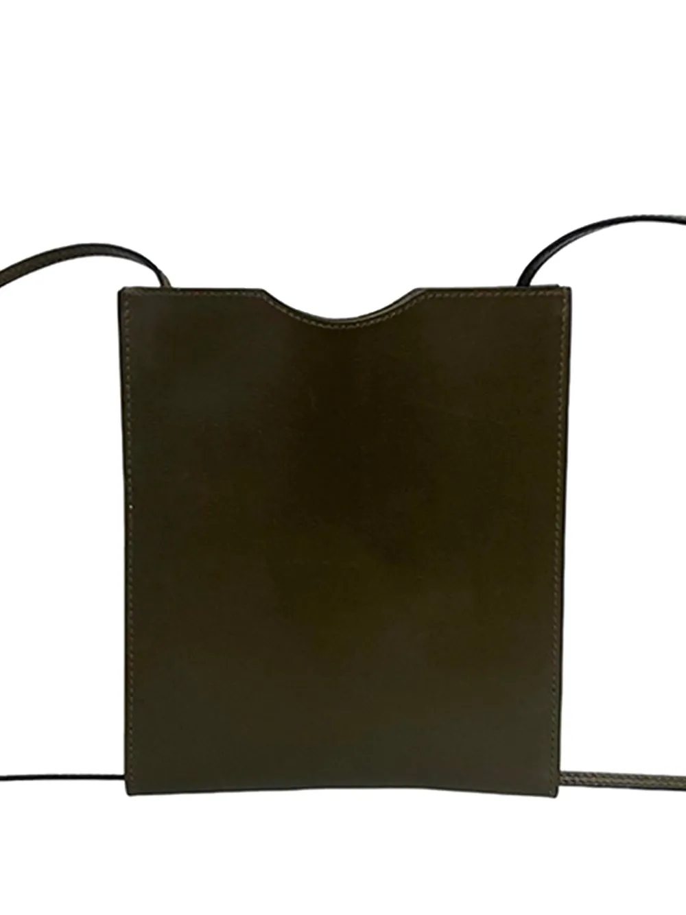 Hermès Pre-Owned 2003 Box Calf Onimaitou crossbody bag - Braun