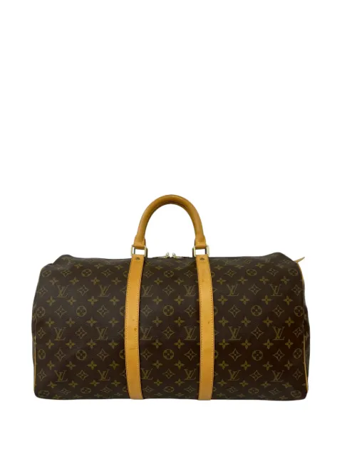 Louis Vuitton Pre-Owned bolsa de viaje Monogram Keepall 60 1998