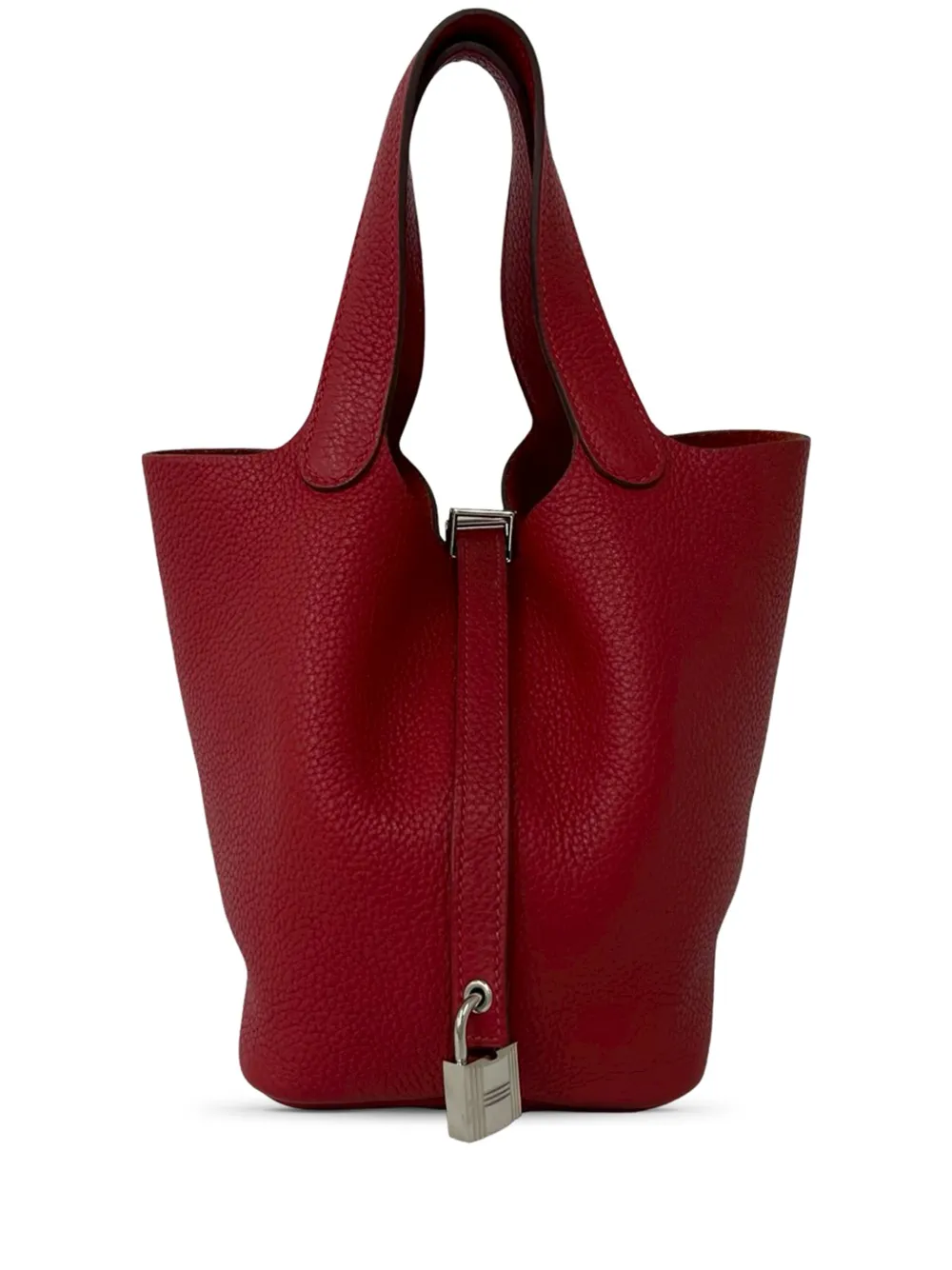 Hermès Pre-Owned 2012 Clemence Picotin Lock 18 handbag - Rot