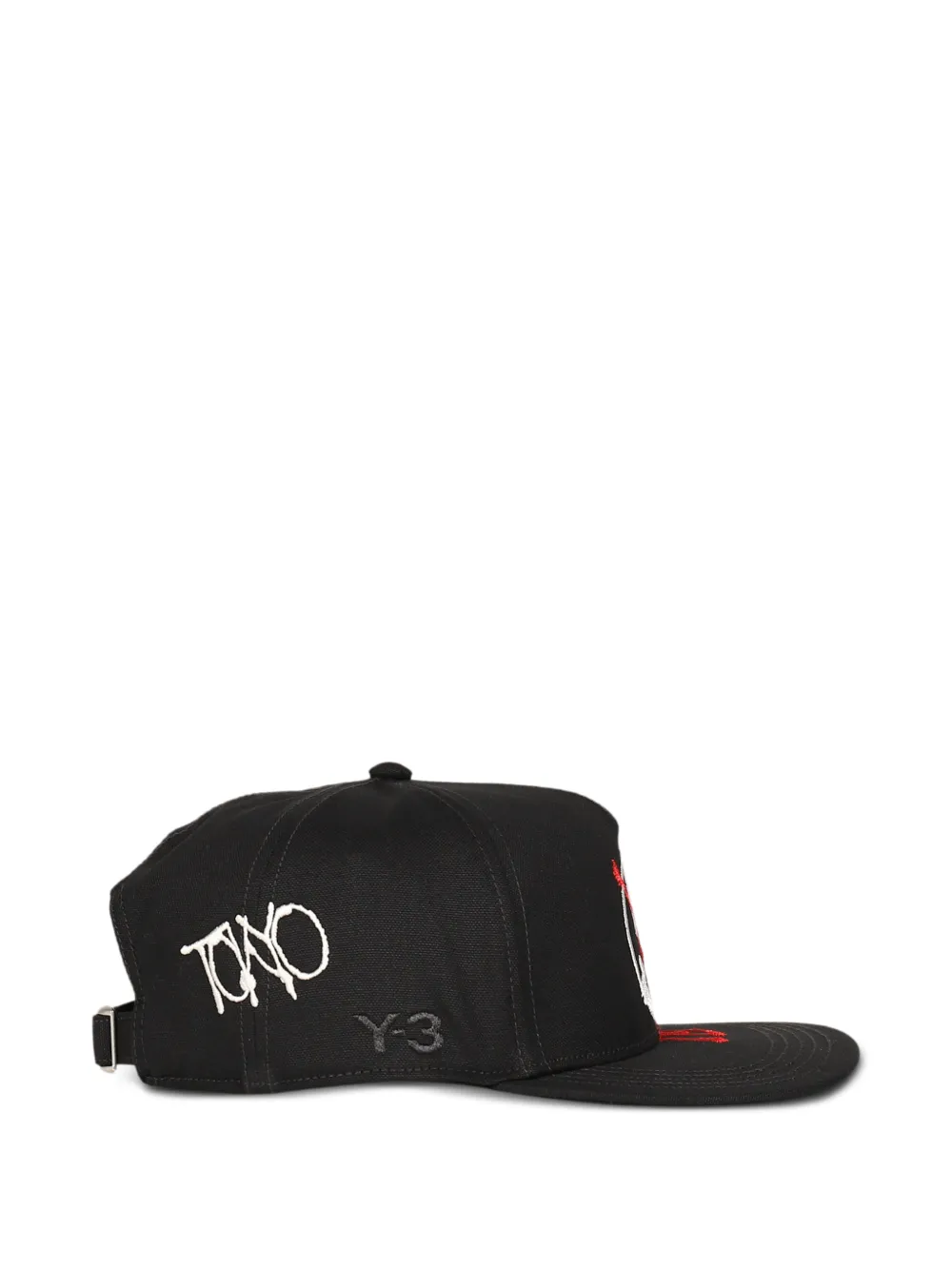 Y-3 Chito pet met grafische print Zwart