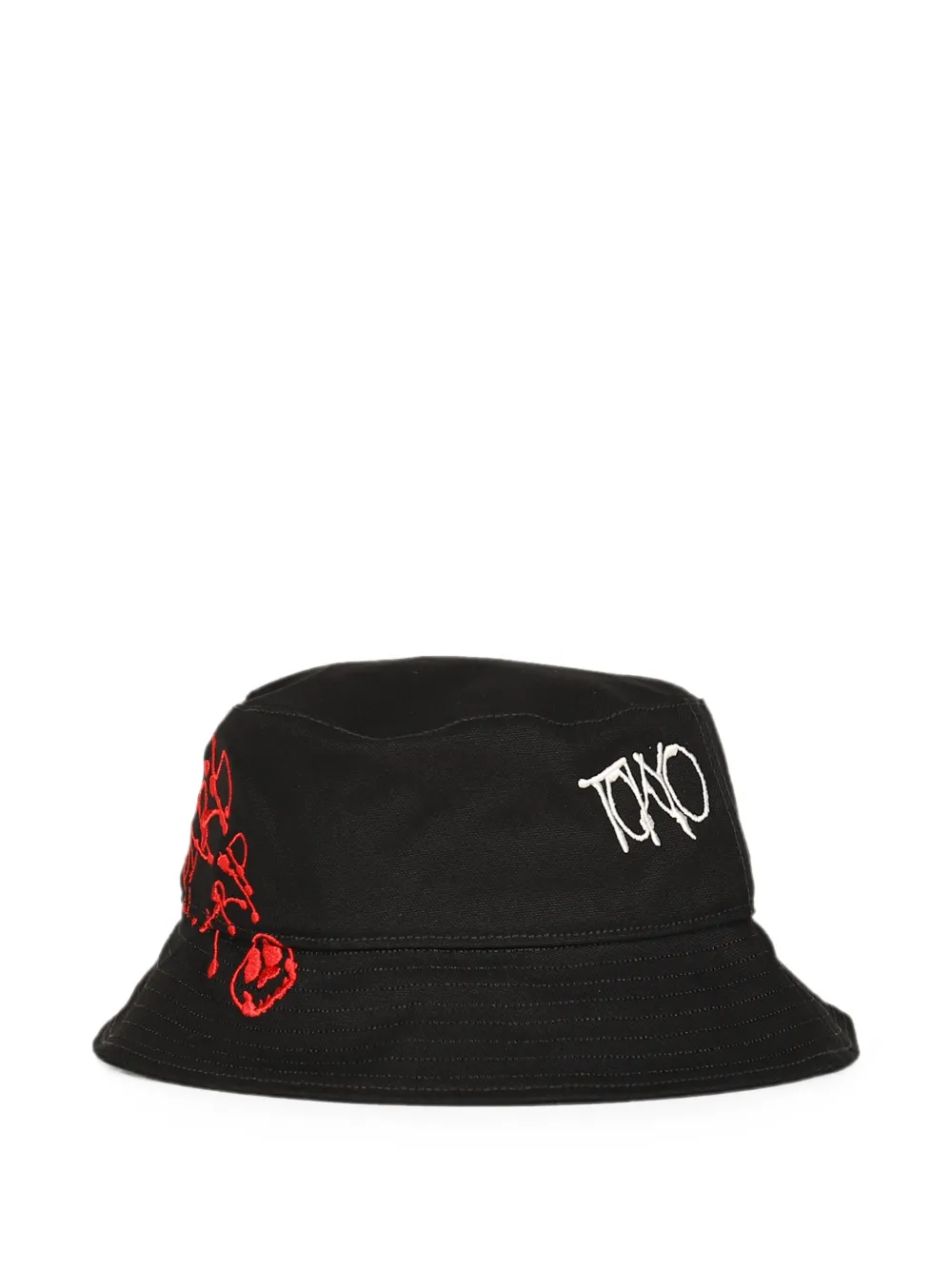 Y-3 Chito vissershoed met grafische print Zwart
