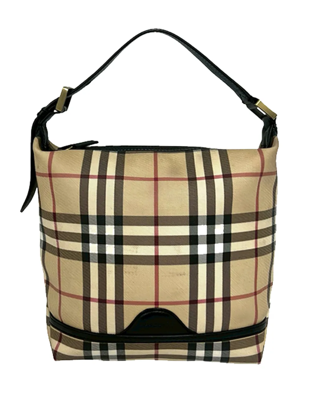 Burberry Pre-Owned 20th Century House Check Coated Canvas handbag - Toni neutri