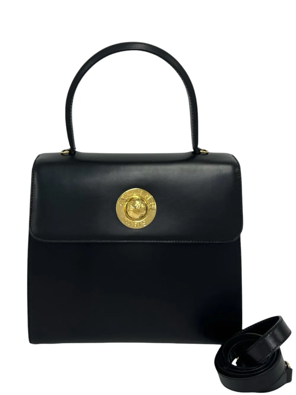 Celine Pre-Owned 2014 Leather Top Handle Bag satchel - Schwarz
