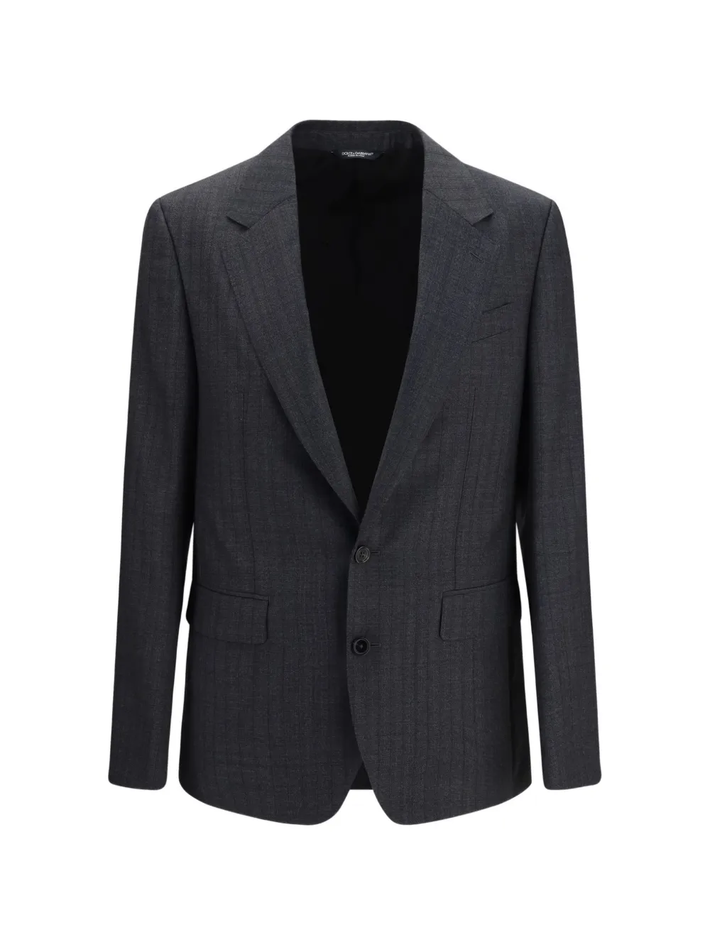 Dolce & Gabbana pinstripe-pattern notched-lapel blazer - Grigio