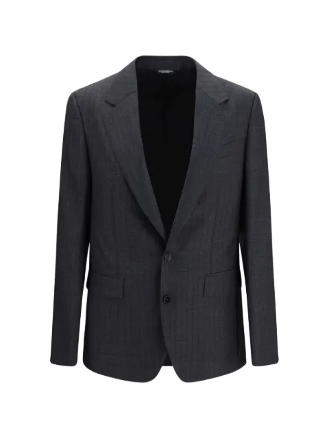 Dolce & Gabbana pinstripe-pattern notched-lapel blazer