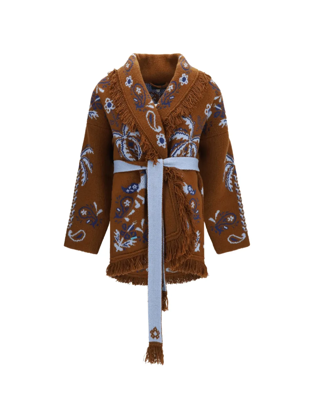 Alanui Island Roots Foulard cardigan - Marrone