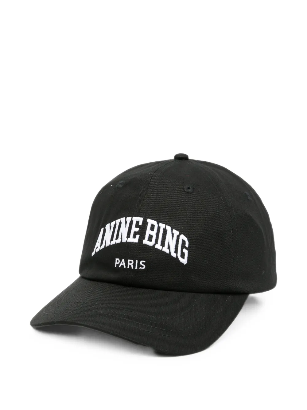ANINE BING logo-embroidered baseball cap - Nero