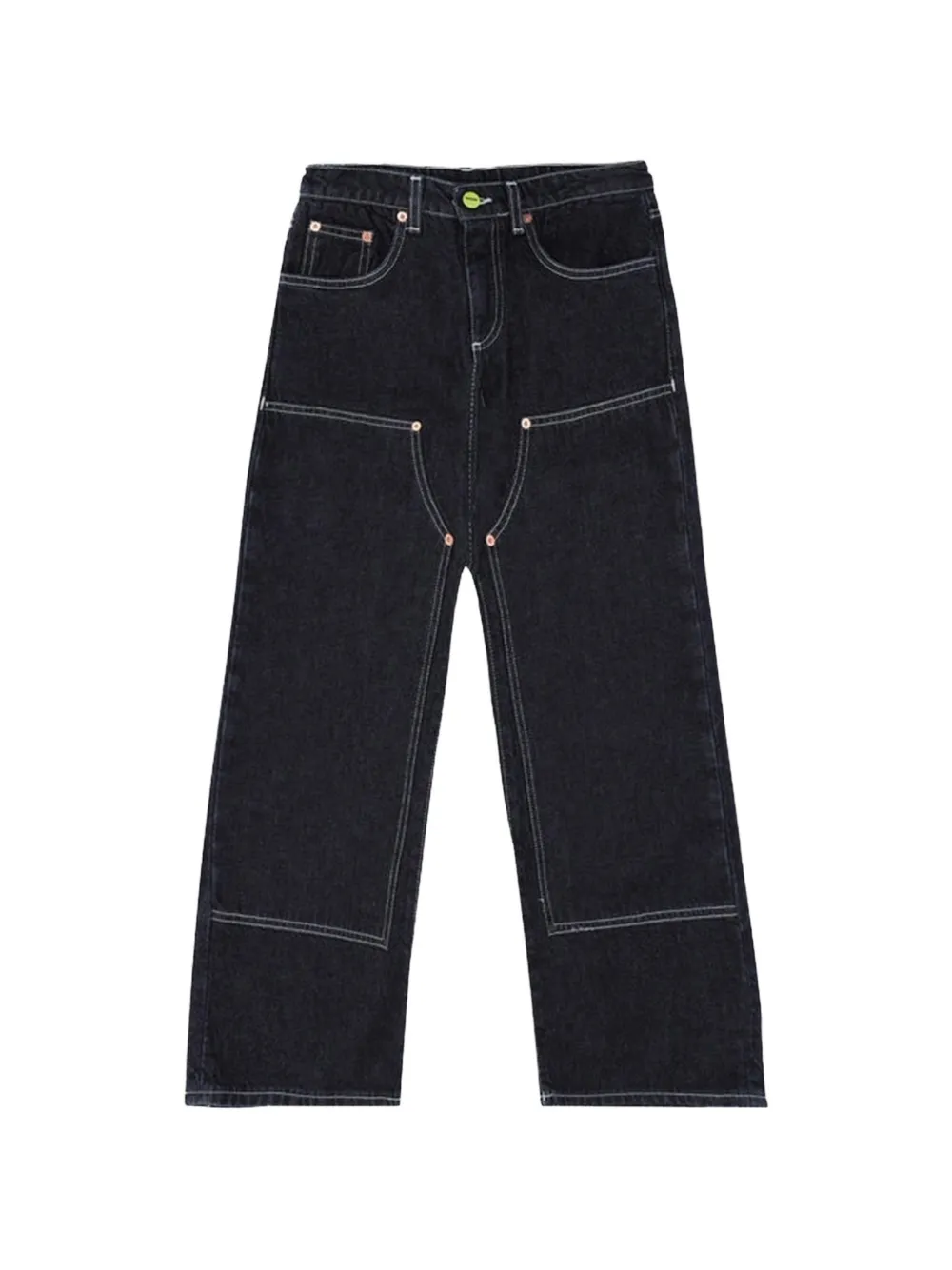Barrow kids Jeans con cuciture a contrasto - Nero