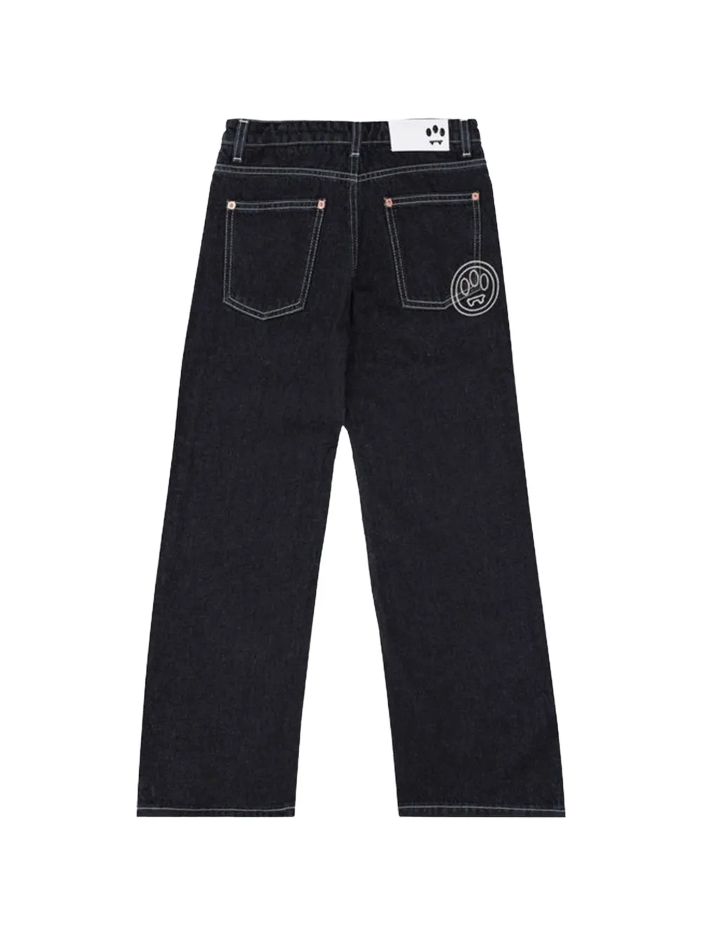 Barrow kids Jeans met contrasterende stiksels en vlakken Zwart