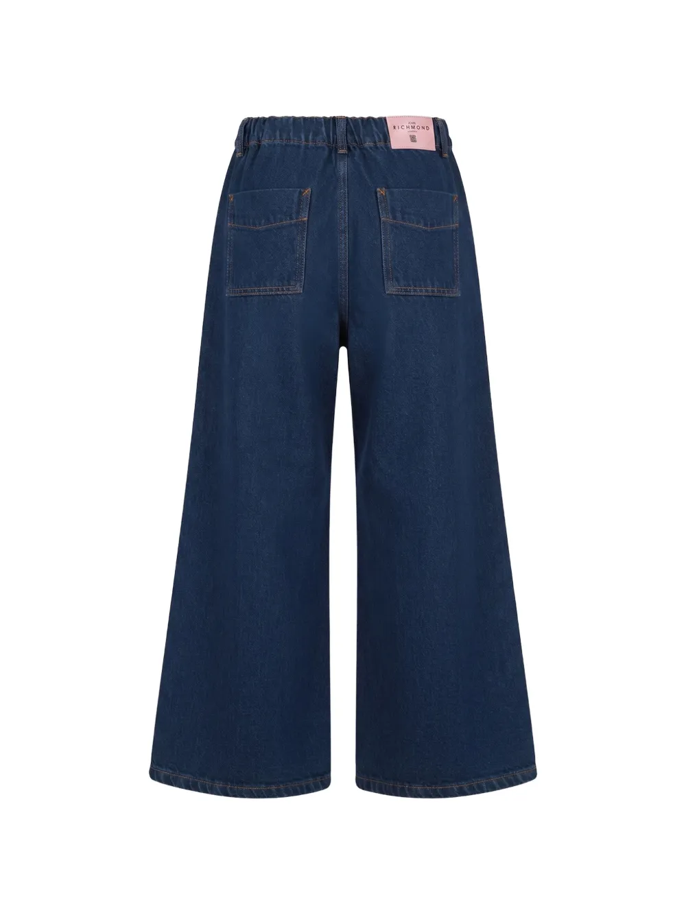 John Richmond Junior Jeans met wijde pijpen Blauw