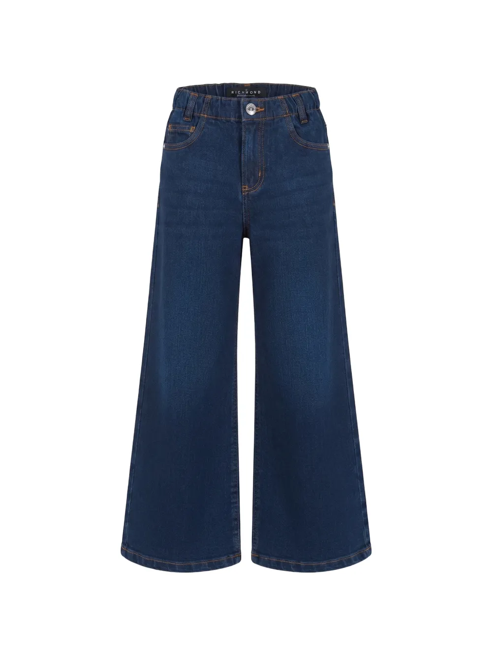 John Richmond Junior Jeans a gamba ampia - Blu