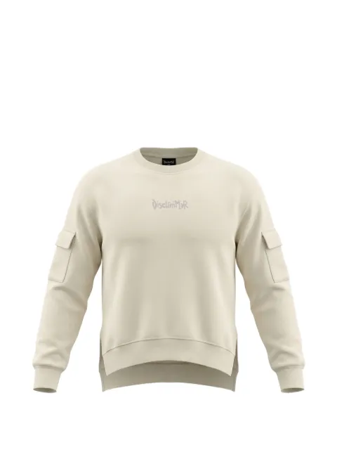 DISCLAIMER cargo-pocket sweatshirt