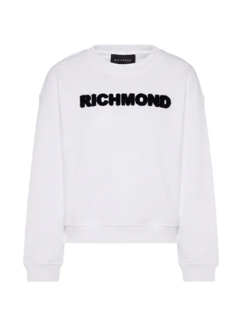 John Richmond Junior logo-appliqué sweatshirt