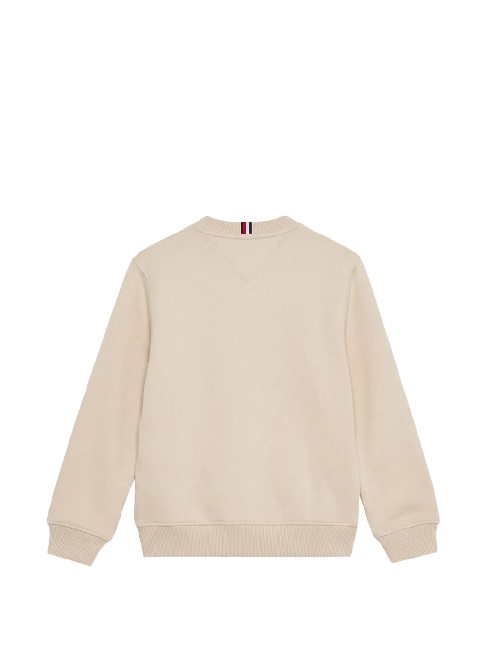 Tommy Hilfiger Junior Sweater met logopatch Beige