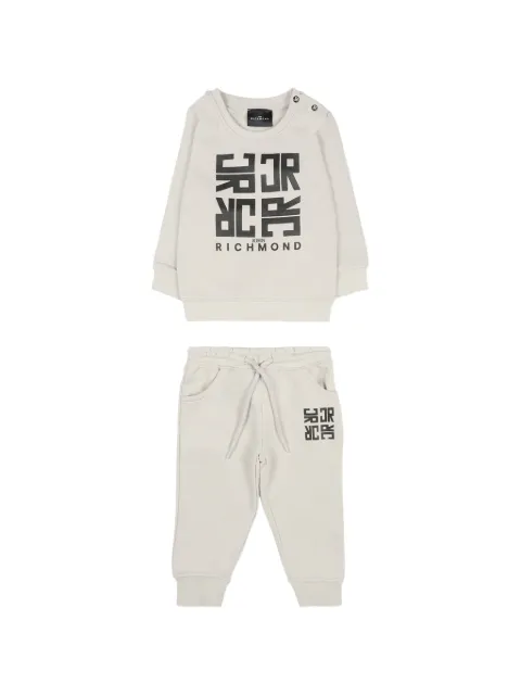 John Richmond Junior logo-print cotton tracksuit