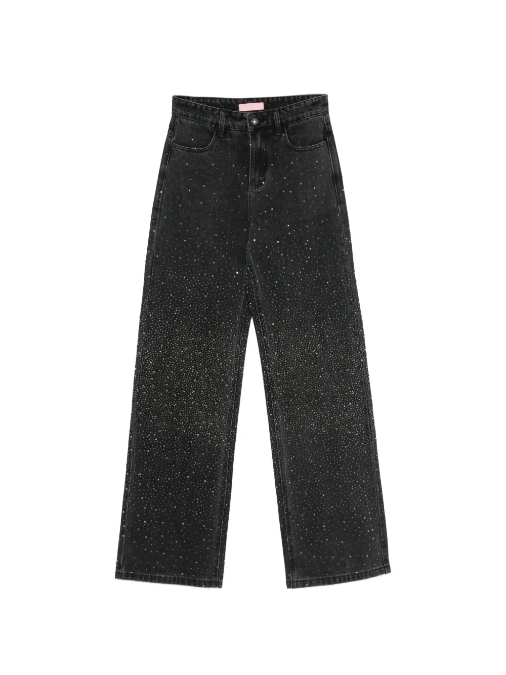 TWENTY FOURHAITCH Anser rhinestone-embellished wide-leg jeans