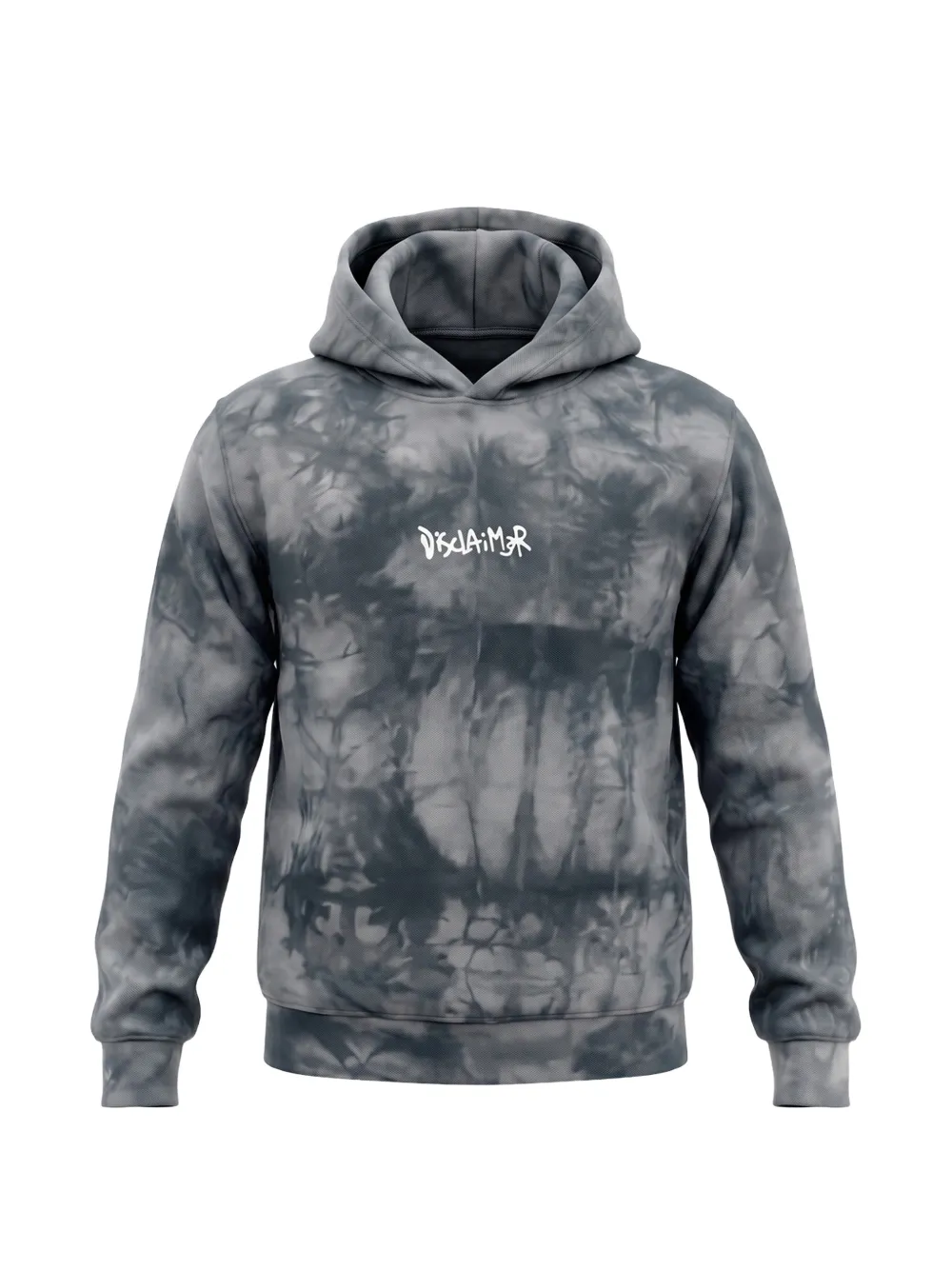DISCLAIMER Felpa con fantasia tie dye - Grigio