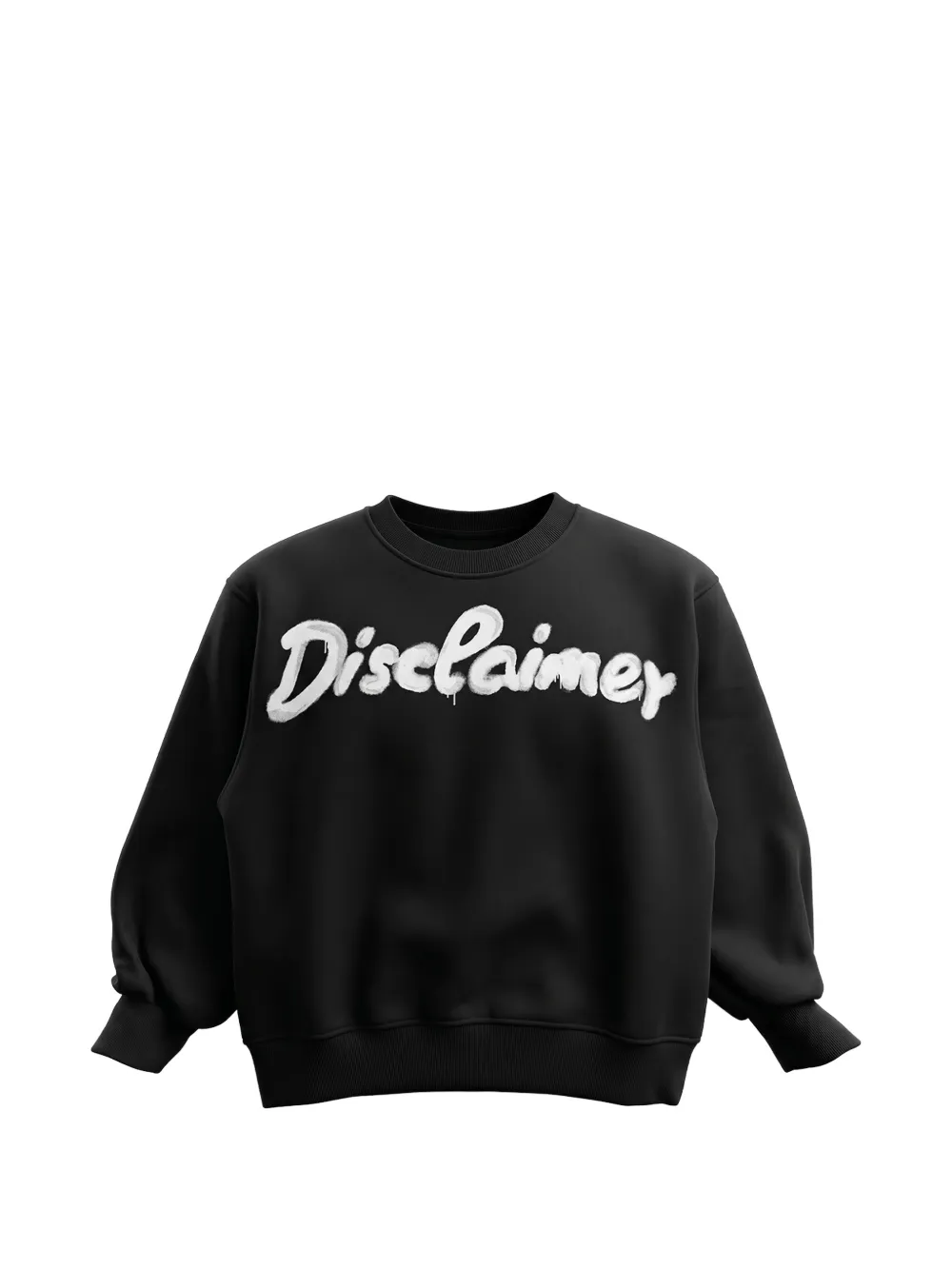DISCLAIMER ロゴ スウェットシャツ | ブラック | Image 1