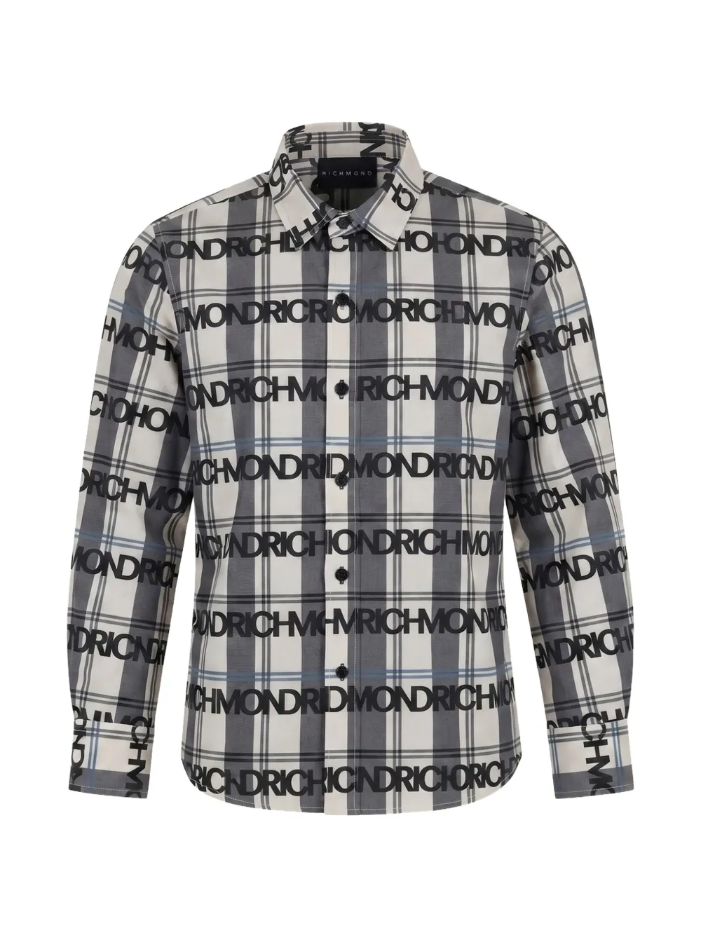John Richmond Junior Camicia a quadri - Toni neutri